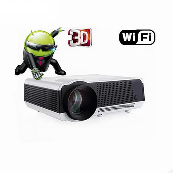 2017 Built-in Android 4.4 Wifi 1080P  Smart LED Full HD 3D Video Projector